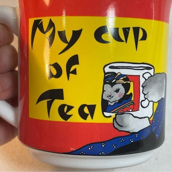 My cup of tea gray cat mug - Picture 8 of 12